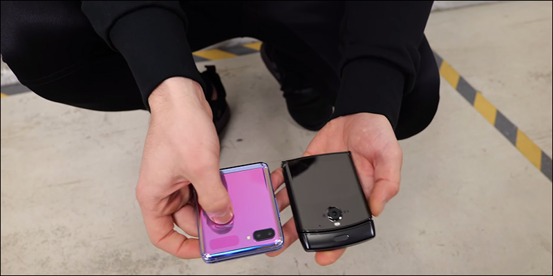 YouTuber 實測 Samsung Galaxy Z Flip 和 Moto RAZR 耐摔測試 - 電腦王阿達 YouTuber 實測 Samsung Galaxy Z Flip 和 Moto RAZR 耐摔測試 - 電腦王阿達