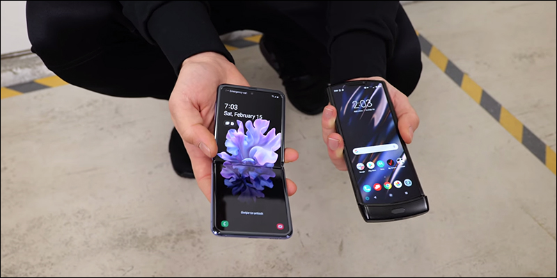 YouTuber 實測 Samsung Galaxy Z Flip 和 Moto RAZR 耐摔測試 - 電腦王阿達 YouTuber 實測 Samsung Galaxy Z Flip 和 Moto RAZR 耐摔測試 - 電腦王阿達