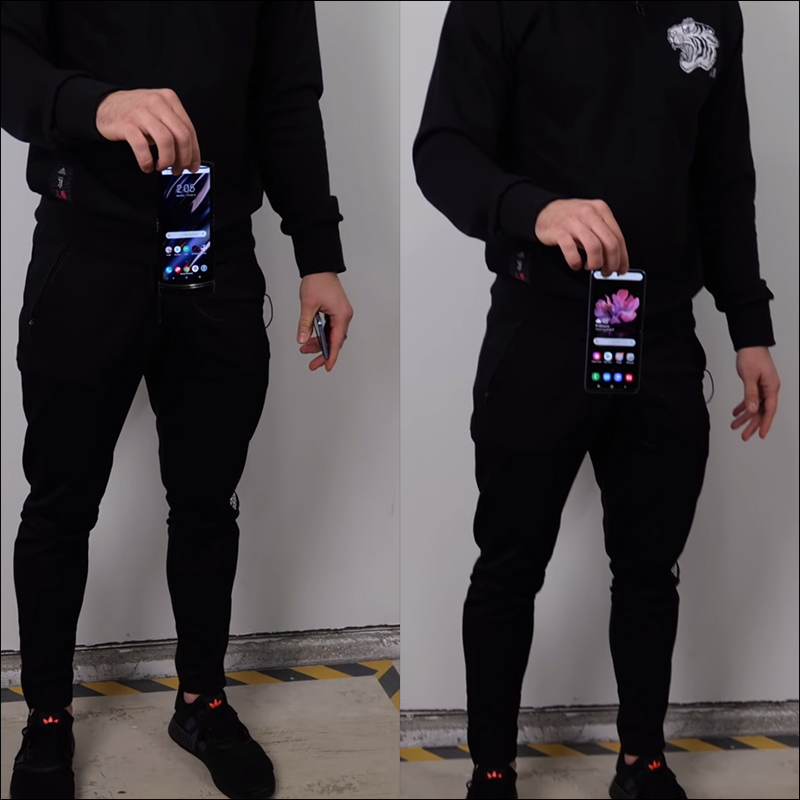YouTuber 實測 Samsung Galaxy Z Flip 和 Moto RAZR 耐摔測試 - 電腦王阿達 YouTuber 實測 Samsung Galaxy Z Flip 和 Moto RAZR 耐摔測試 - 電腦王阿達