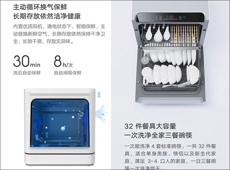 小米推出兩款 米家互聯網洗碗機(4套檯面式/8套嵌入式),眾籌價約 4,320 元起 - 電腦王阿達 小米推出兩款 米家互聯網洗碗機(4套檯面式/8套嵌入式),眾籌價約 4,320 元起 - 電腦王阿達