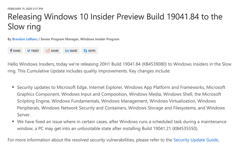 Windows 10 20H1 版 5 月重大更新將導入 "自動更新驅動程式" 的新功能 - 電腦王阿達