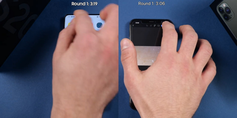 Samsung Galaxy S20 Ultra vs iPhone 11 Pro Max Speed Test!.mp4_snapshot_04.07.669 Samsung Galaxy S20 Ultra vs iPhone 11 Pro Max Speed Test!.mp4_snapshot_04.07.669