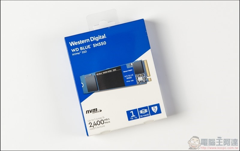 Western Digital WD Blue SN550 NVMe SSD 開箱實測 -02 Western Digital WD Blue SN550 NVMe SSD 開箱實測 -02