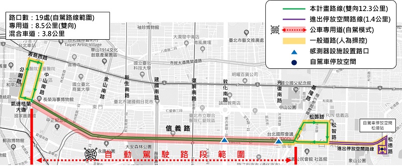 「臺北市信義路公車專用道自駕巴士創新實驗計畫」預計5月上路測試 - 電腦王阿達