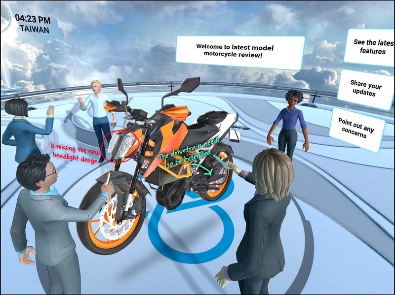 HTC推出VIVE Sync VR虛擬會議服務 (6) HTC推出VIVE Sync VR虛擬會議服務 (6)