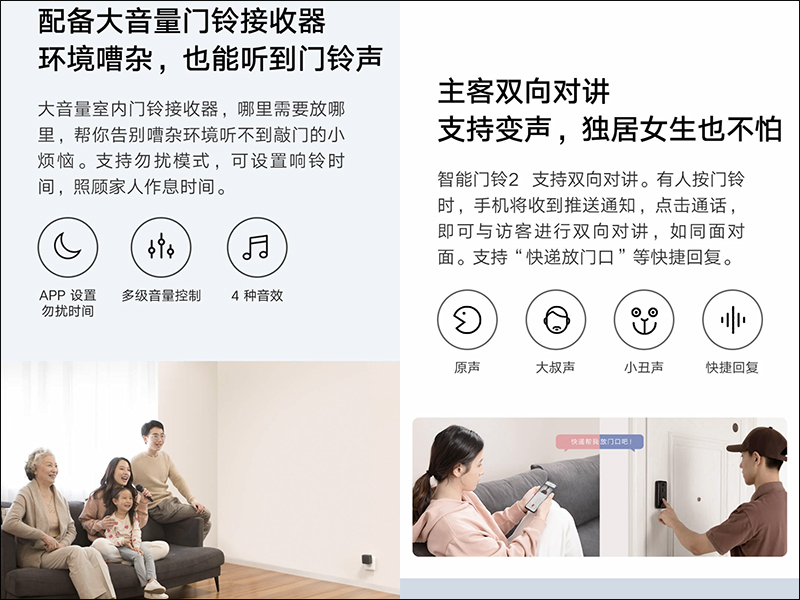 小米米家智能門鈴2 推出,支援變聲對話、一鍵自動語音回覆等便利功能 - 電腦王阿達 小米米家智能門鈴2 推出,支援變聲對話、一鍵自動語音回覆等便利功能 - 電腦王阿達