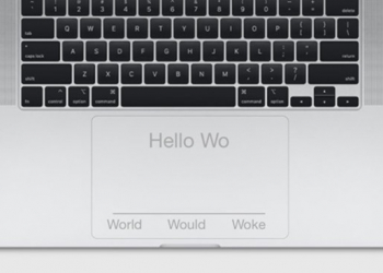 新專利顯示 未來 MacBook Pro 的鍵盤與滑鼠觸控版，可能都會添加顯示螢幕 - 電腦王阿達
