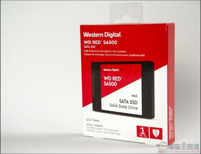 Western Digital WD Red SA500 NAS SATA SSD 開箱 - 02 Western Digital WD Red SA500 NAS SATA SSD 開箱 - 02