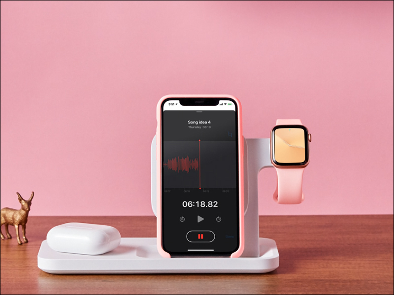羅技 Logitech 推出三合一無線充電器，可同時為iPhone 、AirPods 、Apple Watch 充電 - 電腦王阿達