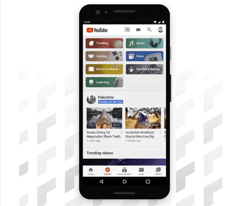 YouTube「探索」正式登上 iOS 與 Android 版應用,好玩內容看不完 - 電腦王阿達 YouTube「探索」正式登上 iOS 與 Android 版應用,好玩內容看不完 - 電腦王阿達