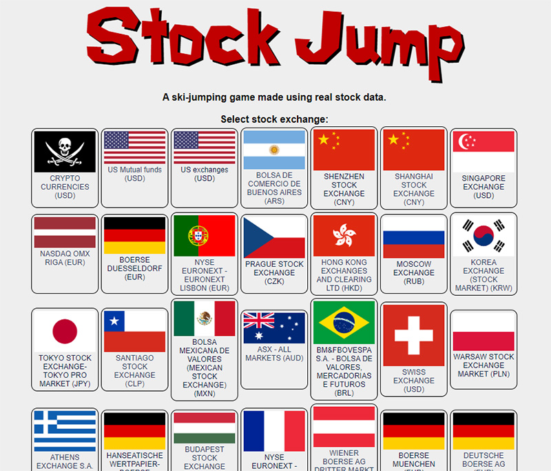 苦中作樂!遊戲開發商將各國股市走勢做成網頁版滑雪遊戲《Stock Jump》 - 電腦王阿達 苦中作樂!遊戲開發商將各國股市走勢做成網頁版滑雪遊戲《Stock Jump》 - 電腦王阿達