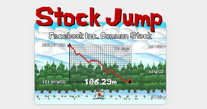 苦中作樂!遊戲開發商將各國股市走勢做成網頁版滑雪遊戲《Stock Jump》 - 電腦王阿達 苦中作樂!遊戲開發商將各國股市走勢做成網頁版滑雪遊戲《Stock Jump》 - 電腦王阿達