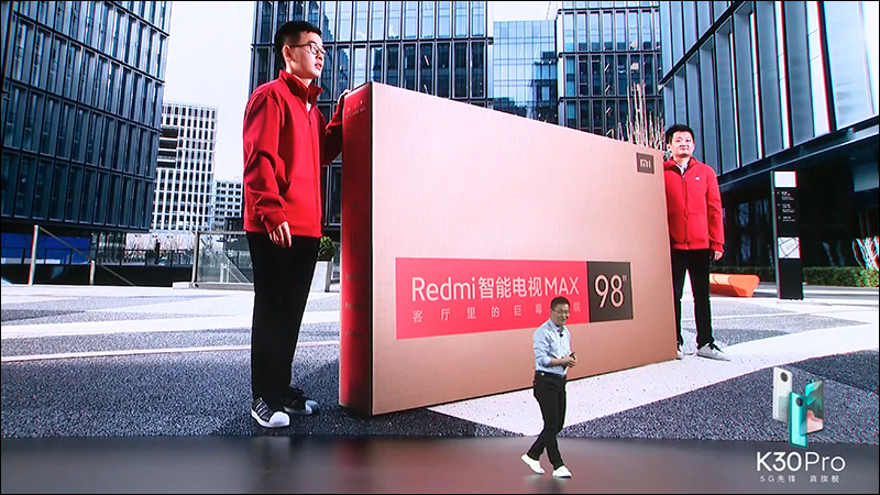 Redmi 智能電視 MAX 98 吋發表,比單人床還要大的超巨幅 4K 電視(同場加映: Redmi 小愛觸控螢幕音箱 8 同步推出) - 電腦王阿達 Redmi 智能電視 MAX 98 吋發表,比單人床還要大的超巨幅 4K 電視(同場加映: Redmi 小愛觸控螢幕音箱 8 同步推出) - 電腦王阿達
