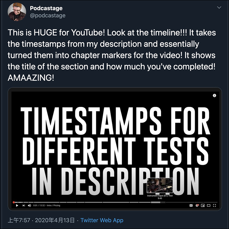 YouTube 推出影片章節功能,幫助使用者快速跳轉至重要段落播放影片 - 電腦王阿達 YouTube 推出影片章節功能,幫助使用者快速跳轉至重要段落播放影片 - 電腦王阿達