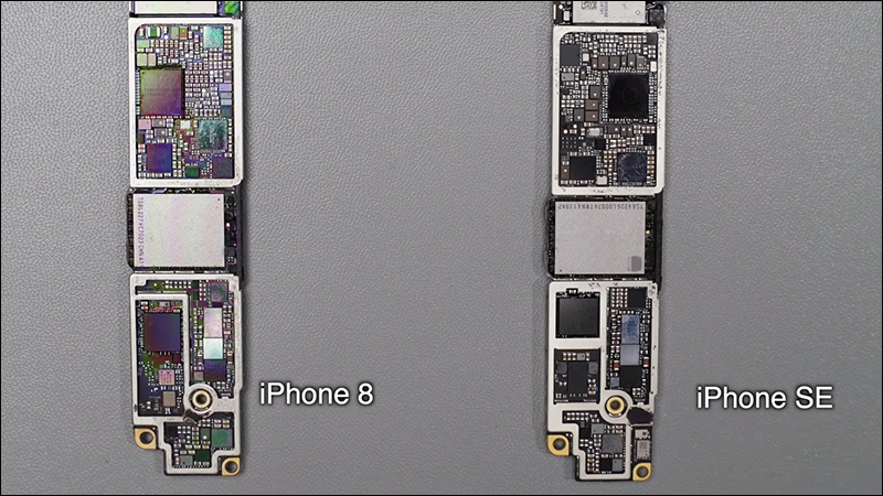 iPhone SE （第 2 代）實機拆解影片，意外發現大多數零件與 iPhone 8 都能互相通用 - 電腦王阿達
