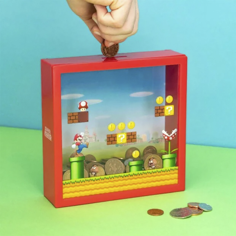 超可愛的 《超級瑪利歐》3D 存錢筒 ，要激勵你在蘑菇王國存下第一桶金 - 電腦王阿達
