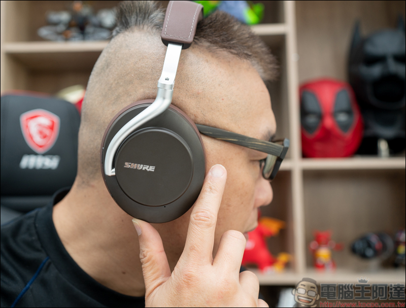 Shure AONIC 50無線降噪頭戴式耳機開箱動耳聽,同場加映AONIC 4 - 電腦王阿達 Shure AONIC 50無線降噪頭戴式耳機開箱動耳聽,同場加映AONIC 4 - 電腦王阿達