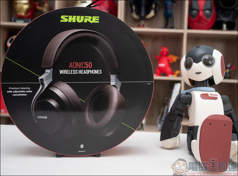 Shure AONIC 50無線降噪頭戴式耳機開箱動耳聽,同場加映AONIC 4 - 電腦王阿達 Shure AONIC 50無線降噪頭戴式耳機開箱動耳聽,同場加映AONIC 4 - 電腦王阿達