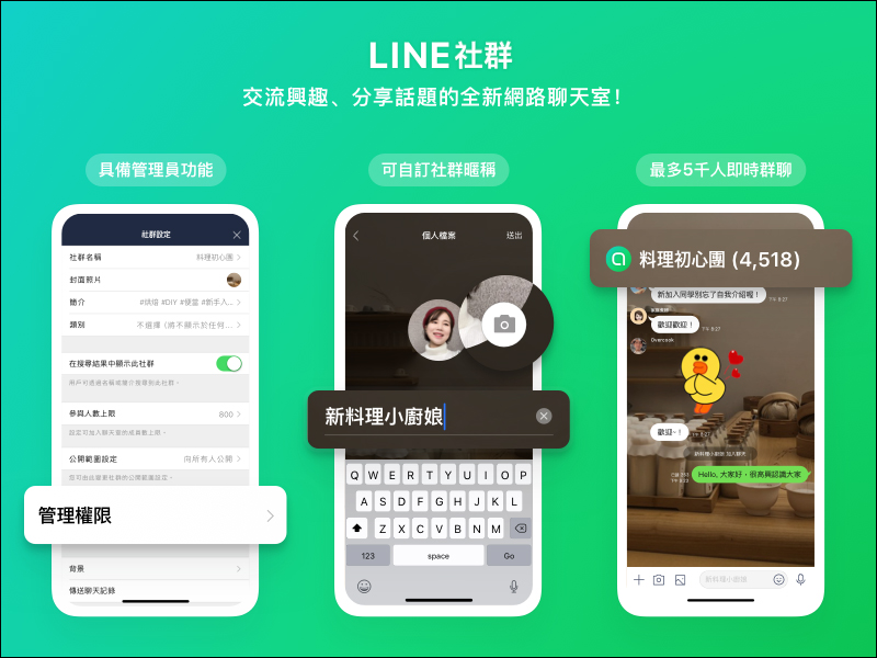 LINE 官方預告將推「LINE社群」功能，相關功能搶先看！ - 電腦王阿達