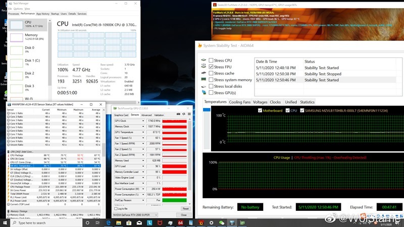 Intel-Core-i9-10900K-10-Core-CPU-Thermal-Power-Consumption-Benchmarks Intel-Core-i9-10900K-10-Core-CPU-Thermal-Power-Consumption-Benchmarks