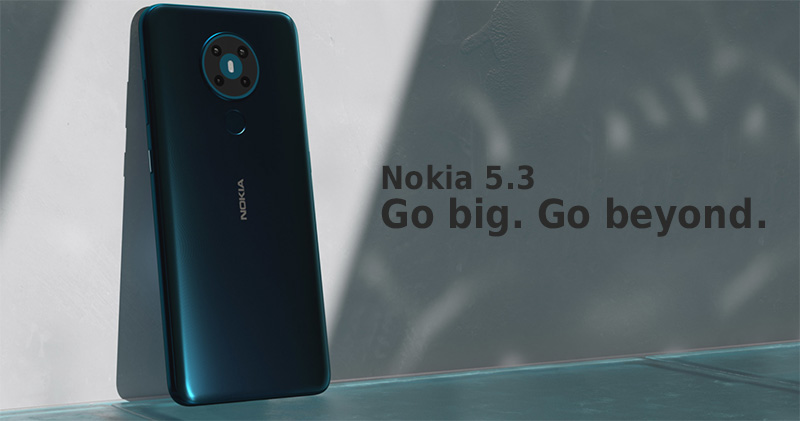 中階新機 Nokia 5.3 將於 5/25 在台上市，挾 AI 四鏡頭與 2 天續航大電量而來 - 電腦王阿達