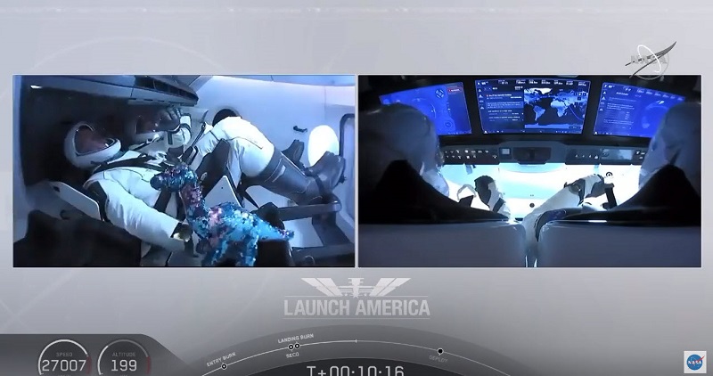 SpaceX與NASA合作 順利以天龍號太空船載人飛行升空 - 電腦王阿達 SpaceX與NASA合作 順利以天龍號太空船載人飛行升空 - 電腦王阿達