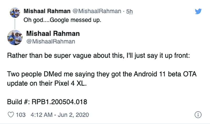 Google 不小心把 Android 11 beta 版推給一般 Pixel 用戶了 - 電腦王阿達
