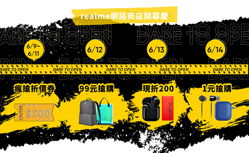 realme 網路商店慶開幕, 數十萬折價券、超殺 1 元搶購活動紛紛出籠 - 電腦王阿達 realme 網路商店慶開幕, 數十萬折價券、超殺 1 元搶購活動紛紛出籠 - 電腦王阿達