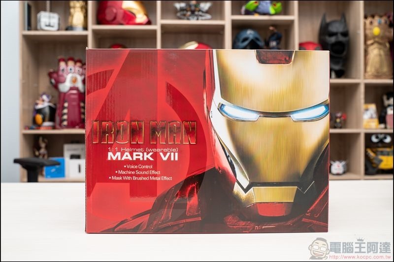 鋼鐵人 Iron Man Mark VII 頭盔開箱 - 01
