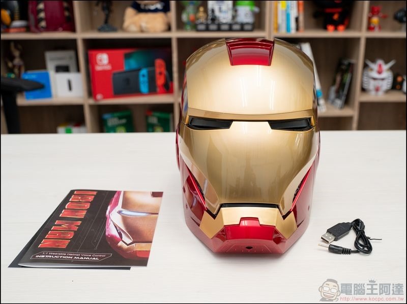 鋼鐵人 Iron Man Mark VII 頭盔開箱 - 02