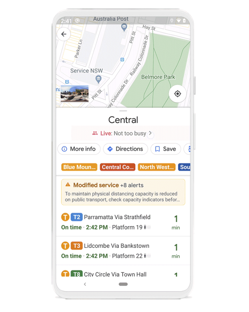 Google Maps 將可幫你避開通勤擁擠人潮，盡可能維持社交距離 - 電腦王阿達