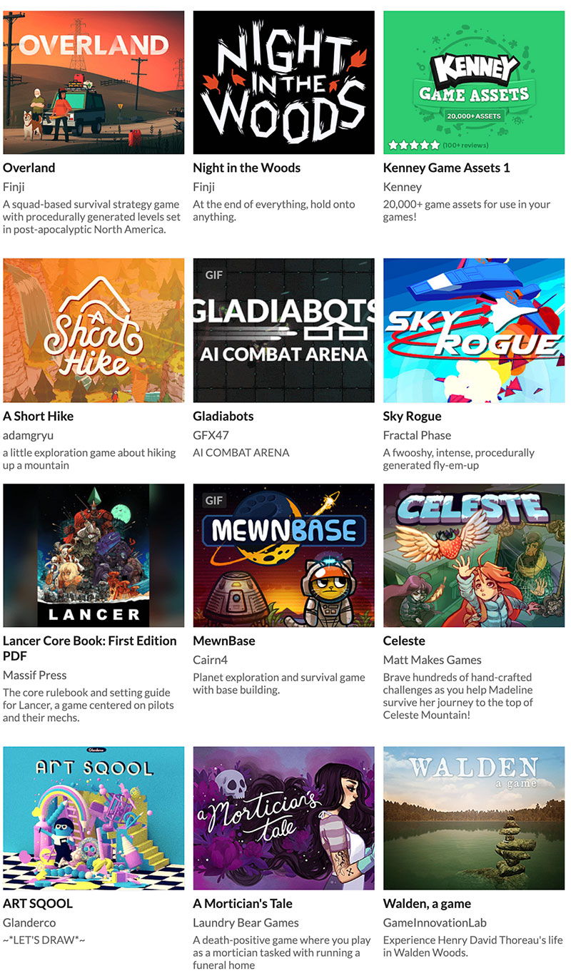 Itch.io 限時推出「種族正義與平等義賣包」,5 美元就能得到超過 1400 款獨立遊戲 - 電腦王阿達 Itch.io 限時推出「種族正義與平等義賣包」,5 美元就能得到超過 1400 款獨立遊戲 - 電腦王阿達