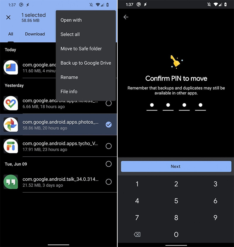 Files by Google 應用程式將內建「安全資料夾」功能,用 PIN 碼保護你不給人看的小秘密 - 電腦王阿達 Files by Google 應用程式將內建「安全資料夾」功能,用 PIN 碼保護你不給人看的小秘密 - 電腦王阿達