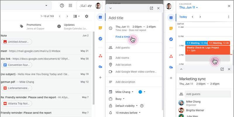 Gmail 已將行事曆納入邊欄，不用另開網頁也能直接編列行程 - 電腦王阿達