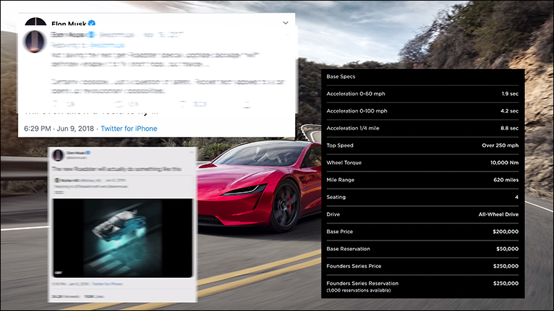 Tesla Roadster 2 如果掛上 SpaceX 火箭推進器加速有多快? 0-96km/h 只要約 1.1 秒 - 電腦王阿達 Tesla Roadster 2 如果掛上 SpaceX 火箭推進器加速有多快? 0-96km/h 只要約 1.1 秒 - 電腦王阿達
