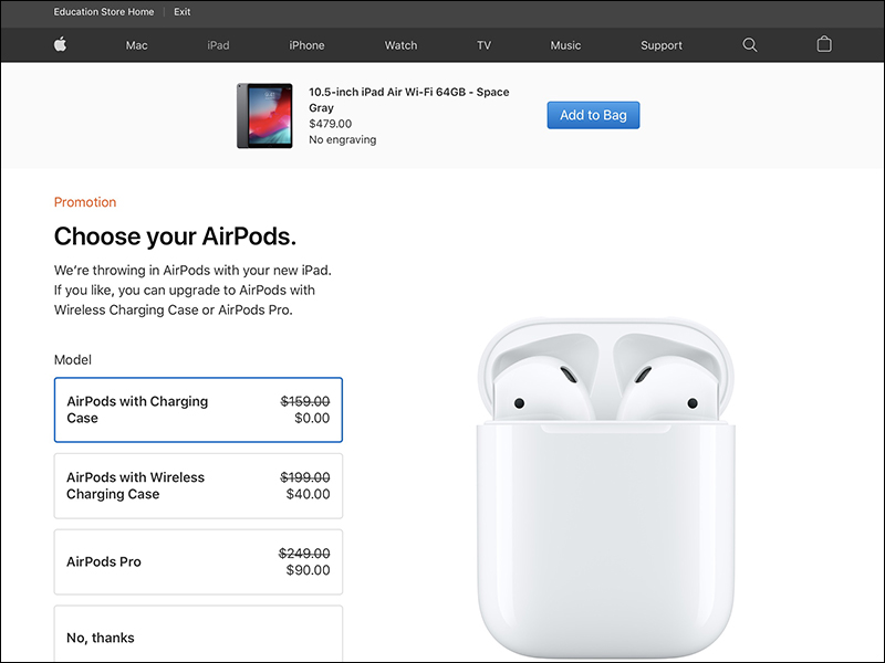 Apple 美國官網推 Back to School 2020 返校日教育優惠,今年改送 AirPods 藍牙耳機 - 電腦王阿達 Apple 美國官網推 Back to School 2020 返校日教育優惠,今年改送 AirPods 藍牙耳機 - 電腦王阿達