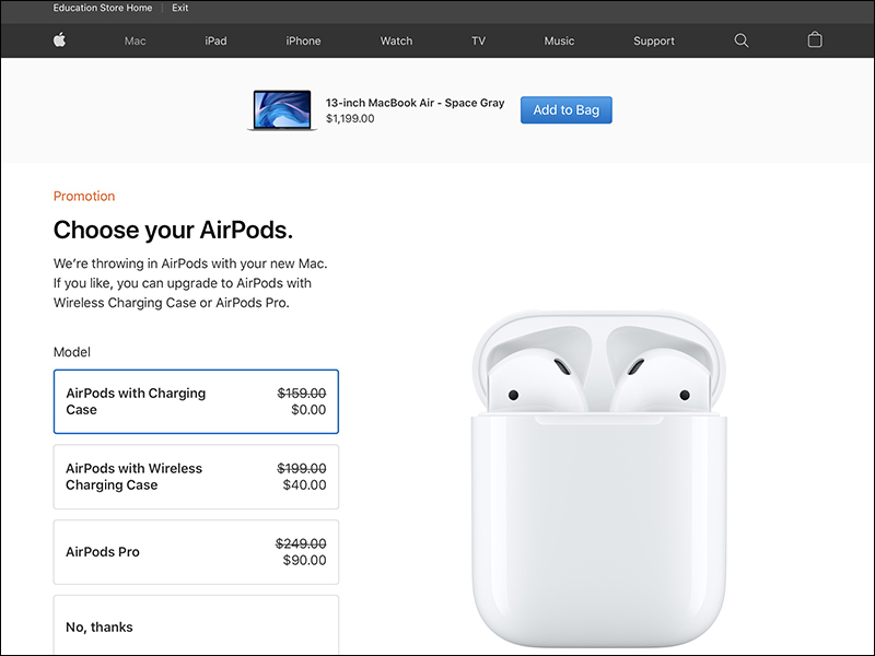 Apple 美國官網推 Back to School 2020 返校日教育優惠,今年改送 AirPods 藍牙耳機 - 電腦王阿達 Apple 美國官網推 Back to School 2020 返校日教育優惠,今年改送 AirPods 藍牙耳機 - 電腦王阿達