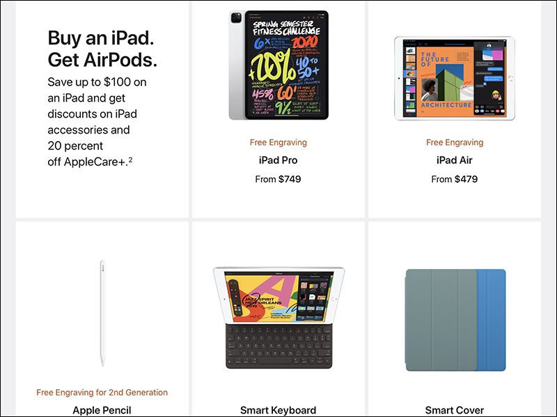 Apple 美國官網推 Back to School 2020 返校日教育優惠,今年改送 AirPods 藍牙耳機 - 電腦王阿達 Apple 美國官網推 Back to School 2020 返校日教育優惠,今年改送 AirPods 藍牙耳機 - 電腦王阿達