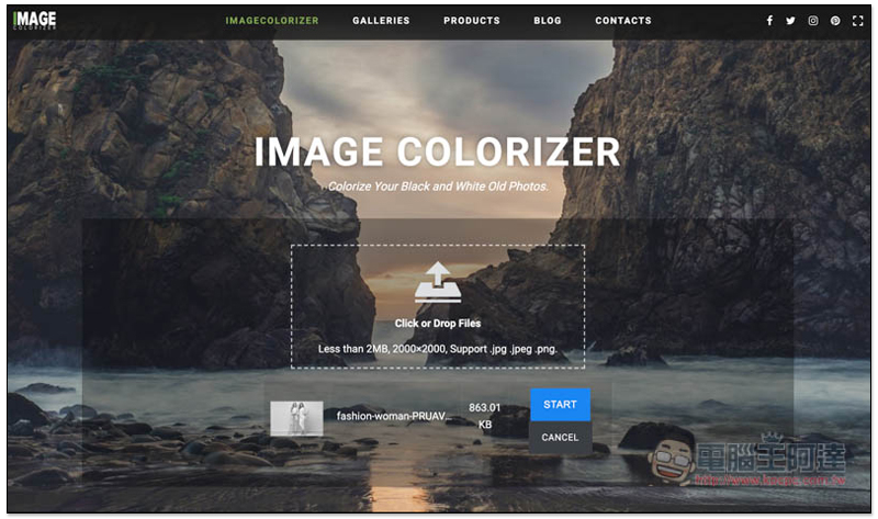 IMAGE COLORIZER 利用 AI 技術自動上色你的黑白照,完全免費,效果還很不錯 - 電腦王阿達 IMAGE COLORIZER 利用 AI 技術自動上色你的黑白照,完全免費,效果還很不錯 - 電腦王阿達