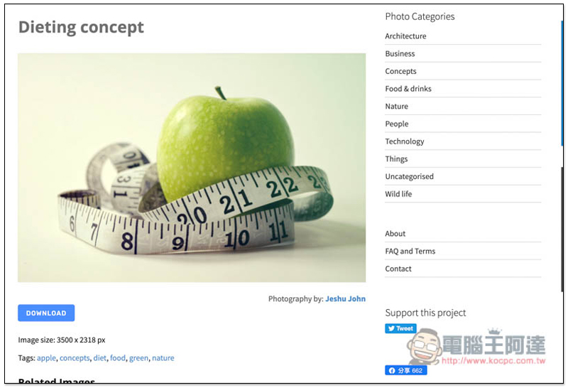 DesignersPics 提供免費高解析度圖片素材網站，個人、商用皆可 - 電腦王阿達