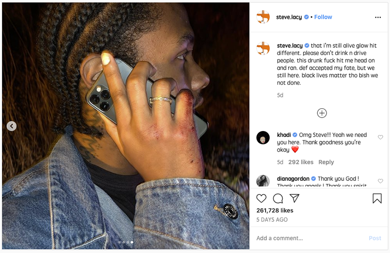 歌手 Steve Lacy 撞爛了他的特斯拉 ,但第一時間貼的 IG 車禍照仍然帥氣(咦) - 電腦王阿達 歌手 Steve Lacy 撞爛了他的特斯拉 ,但第一時間貼的 IG 車禍照仍然帥氣(咦) - 電腦王阿達