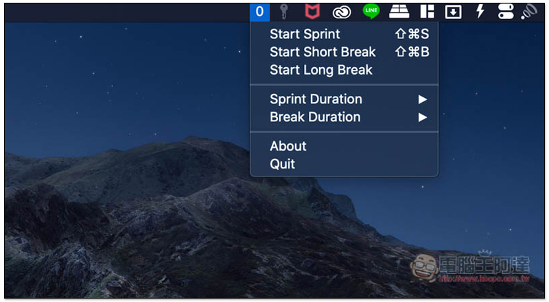 Sprints 操作簡單又好用的 Mac 免費番茄鐘 App,還能自訂時間 - 電腦王阿達 Sprints 操作簡單又好用的 Mac 免費番茄鐘 App,還能自訂時間 - 電腦王阿達