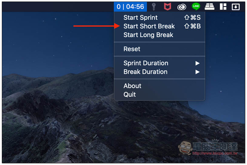Sprints 操作簡單又好用的 Mac 免費番茄鐘 App,還能自訂時間 - 電腦王阿達 Sprints 操作簡單又好用的 Mac 免費番茄鐘 App,還能自訂時間 - 電腦王阿達