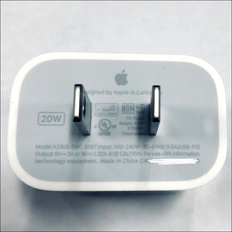 iPhone 12 系列傳聞將支持 20W 快充， Apple 原廠 20W USB-C 充電器曝光 - 電腦王阿達
