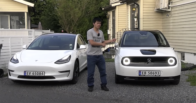 電車友好!有人用 Honda E 幫 Model 3 充電了(真的可以,但...) - 電腦王阿達 電車友好!有人用 Honda E 幫 Model 3 充電了(真的可以,但...) - 電腦王阿達