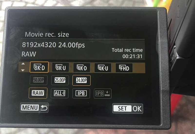 即將登場的 EOS R5 的 8K 影片有多威 ?錄影選單洩漏將支援 RAW 格式 - 電腦王阿達 即將登場的 EOS R5 的 8K 影片有多威 ?錄影選單洩漏將支援 RAW 格式 - 電腦王阿達