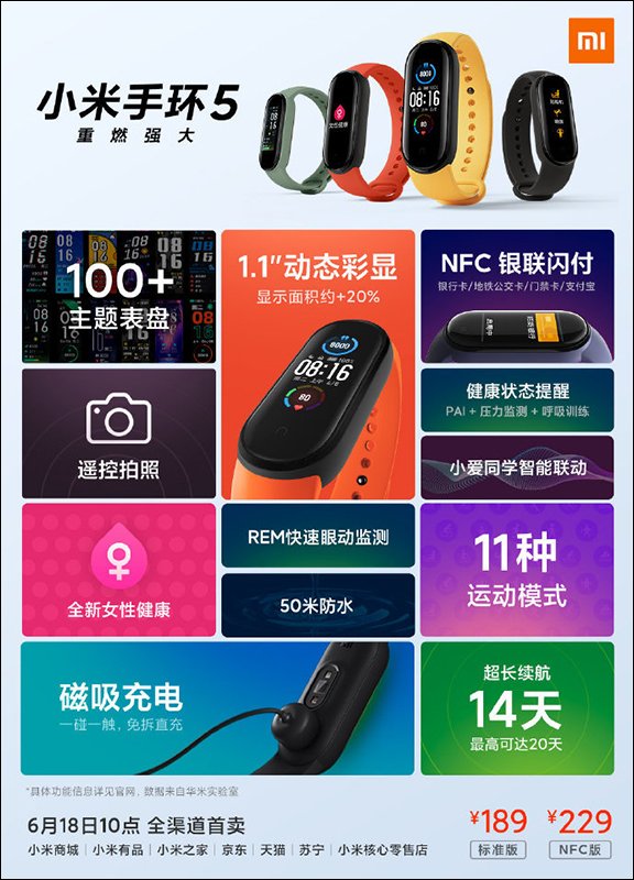 小米手環5 將於 7/16 「2020小米台灣夏季新品發布會」在台灣發表 - 電腦王阿達
