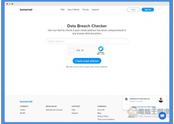 burnermail – Data Breach Checker 一鍵查詢你的 E-Mail 與個人資料安不安全、有沒有外洩過 - 電腦王阿達