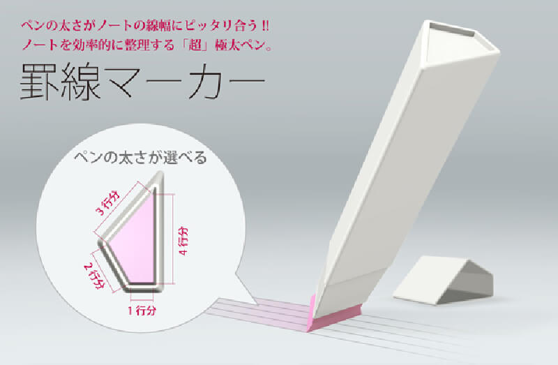 日本文具設計大賞，可以畫多行重點的創意螢光筆 - 電腦王阿達
