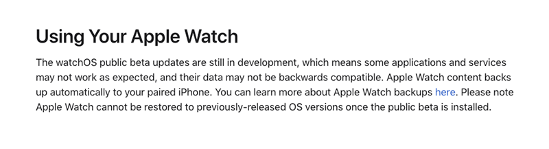 嘗試 watchOS 7 Public Beta 版前 ,請注意這次更新是沒有降版退路的唷! - 電腦王阿達 嘗試 watchOS 7 Public Beta 版前 ,請注意這次更新是沒有降版退路的唷! - 電腦王阿達